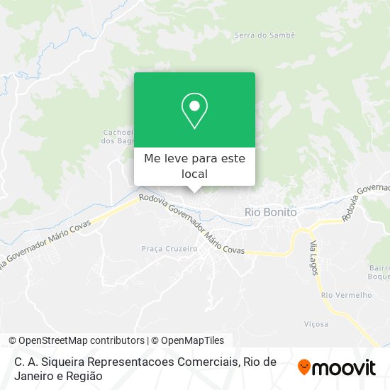 C. A. Siqueira Representacoes Comerciais mapa
