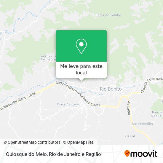 Quiosque do Meio mapa