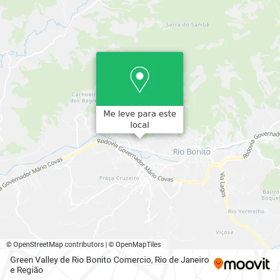 Green Valley de Rio Bonito Comercio mapa