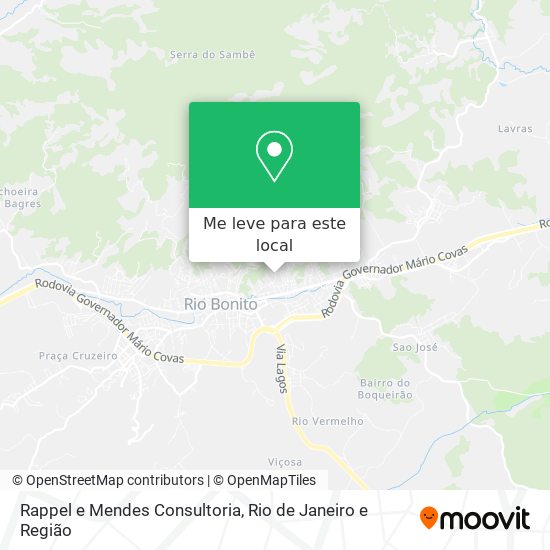 Rappel e Mendes Consultoria mapa