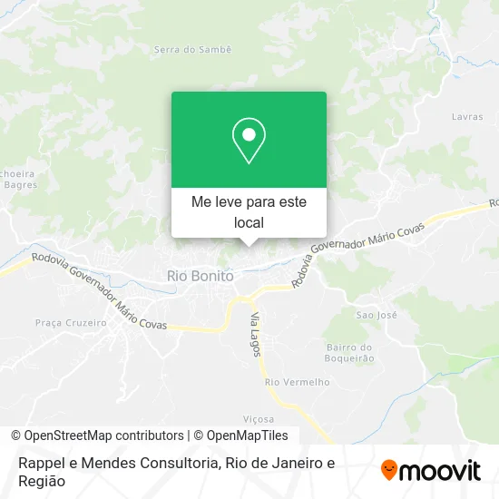 Rappel e Mendes Consultoria mapa