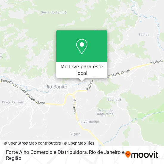 Forte Alho Comercio e Distribuidora mapa