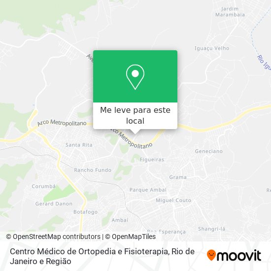 Centro Médico de Ortopedia e Fisioterapia mapa