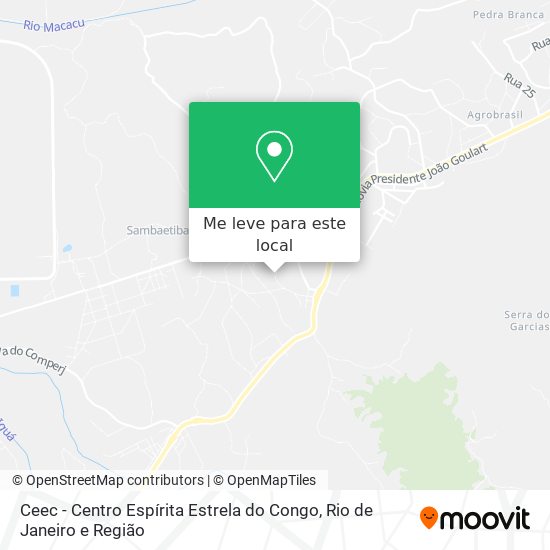 Ceec - Centro Espírita Estrela do Congo mapa