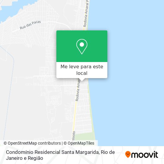 Condomínio Residencial Santa Margarida mapa