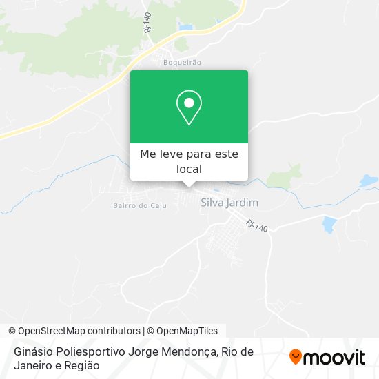 Ginásio Poliesportivo Jorge Mendonça mapa