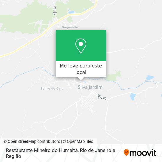 Restaurante Mineiro do Humaitá mapa