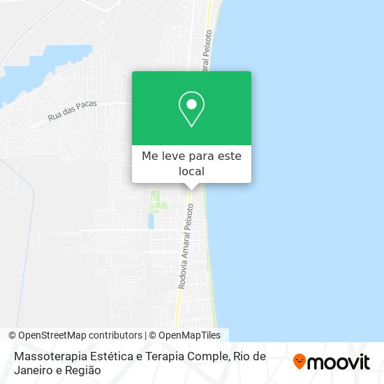 Massoterapia Estética e Terapia Comple mapa