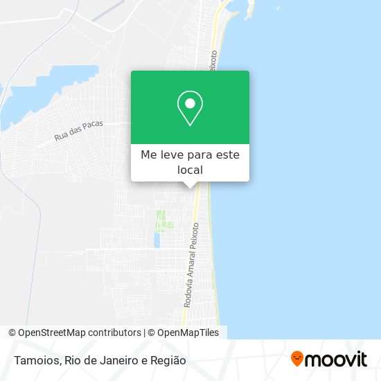 Tamoios mapa