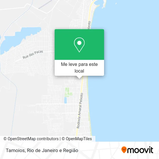 Tamoios mapa