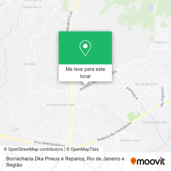 Borracharia Dka Pneus e Reparos mapa