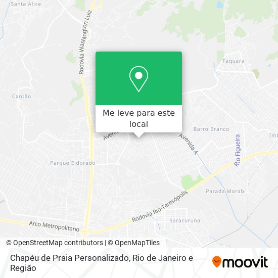 Chapéu de Praia Personalizado mapa
