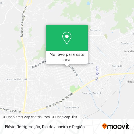 Flávio Refrigeração mapa