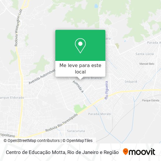 Centro de Educação Motta mapa