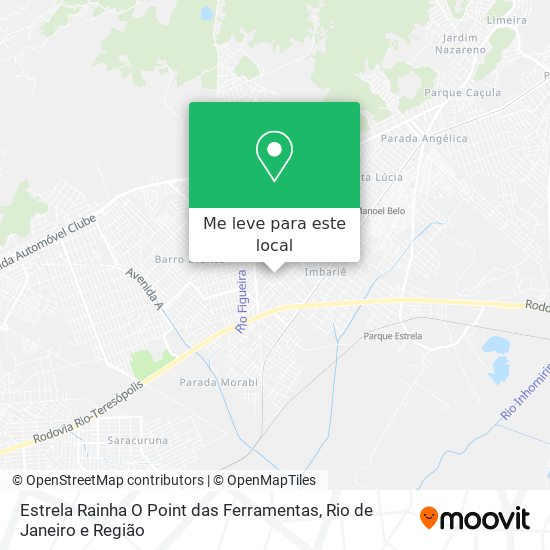 Estrela Rainha O Point das Ferramentas mapa