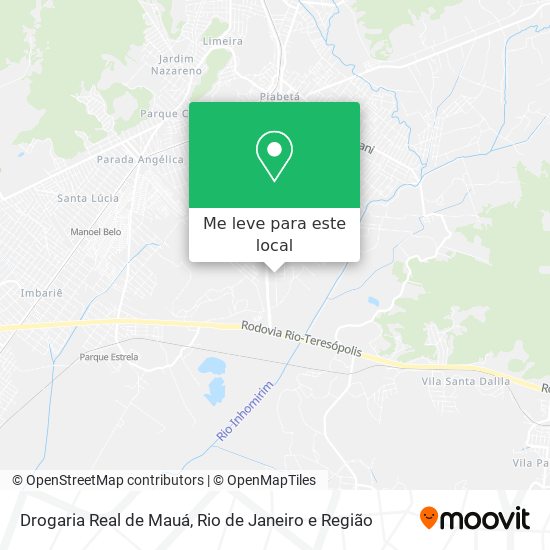 Drogaria Real de Mauá mapa