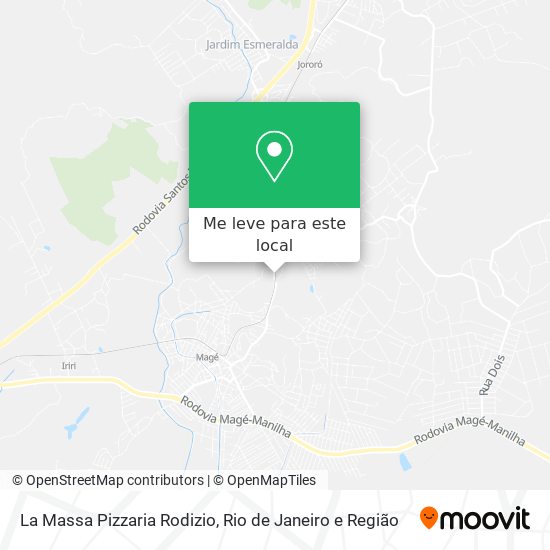 La Massa Pizzaria Rodizio mapa