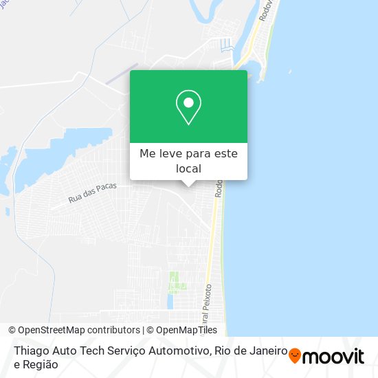 Thiago Auto Tech Serviço Automotivo mapa