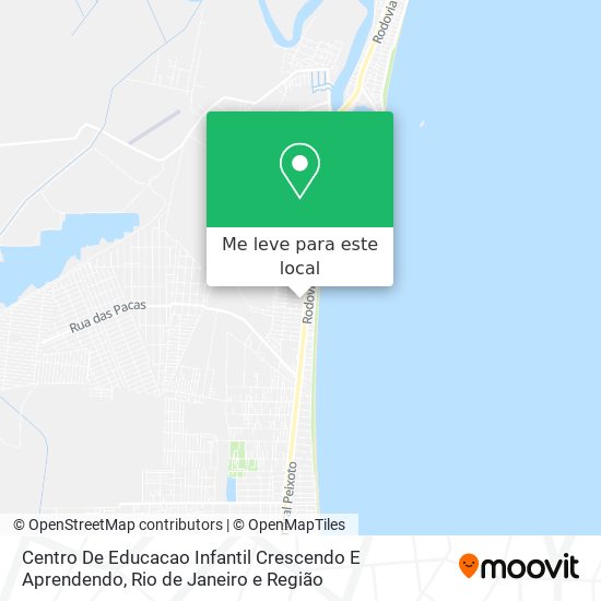 Centro De Educacao Infantil Crescendo E Aprendendo mapa