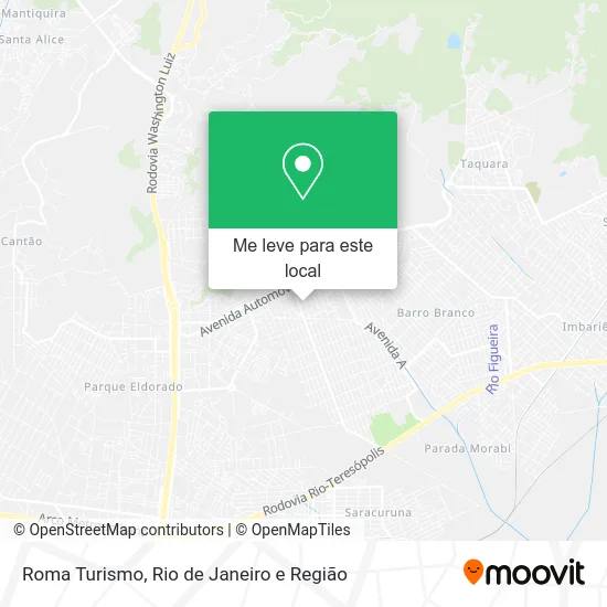 Roma Turismo mapa