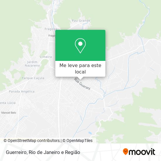 Guerreiro mapa