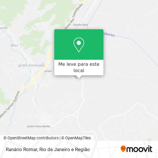Ranário Romar mapa