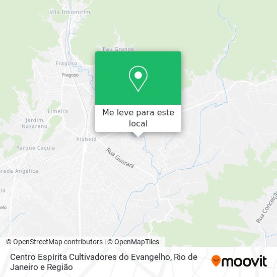 Centro Espírita Cultivadores do Evangelho mapa