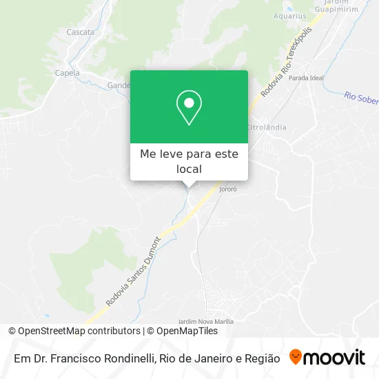 Em Dr. Francisco Rondinelli mapa