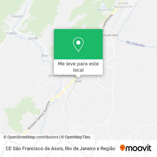 CE São Francisco de Assis mapa