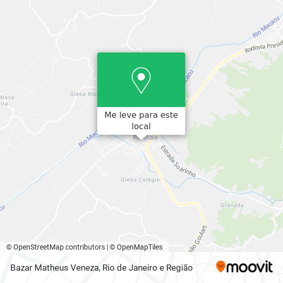 Bazar Matheus Veneza mapa