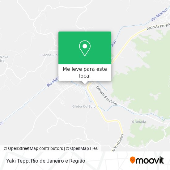 Yaki Tepp mapa