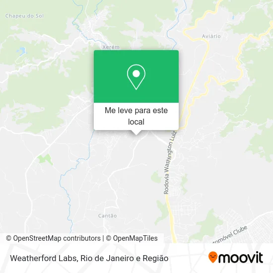 Weatherford Labs mapa