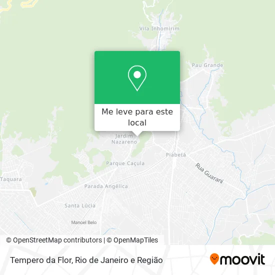 Tempero da Flor mapa