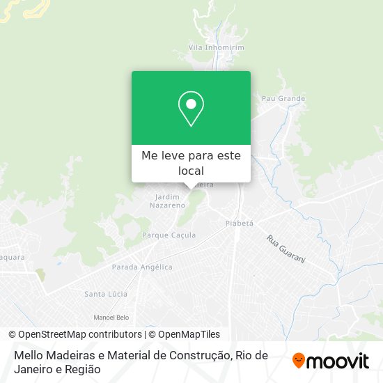 Mello Madeiras e Material de Construção mapa