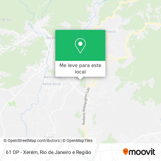 61 DP - Xerém mapa