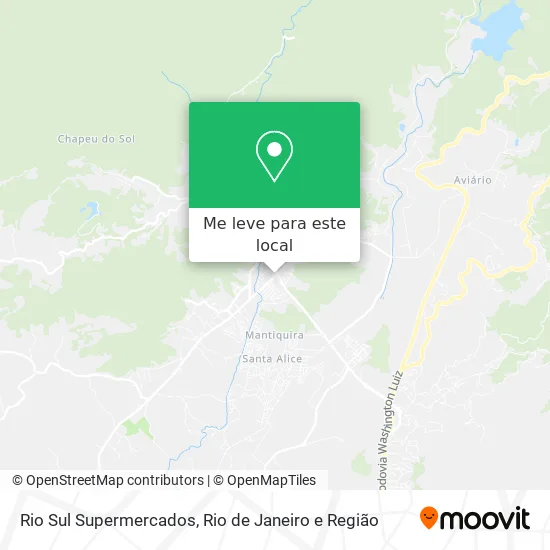 Rio Sul Supermercados mapa