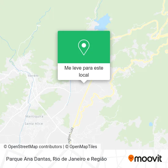 Parque Ana Dantas mapa