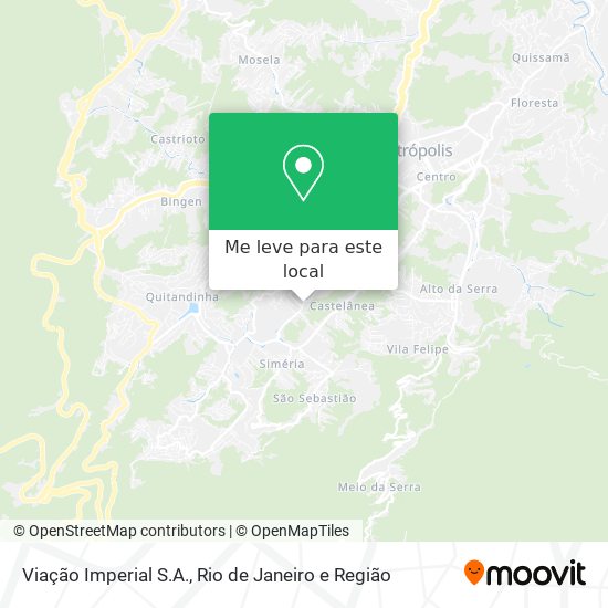 Viação Imperial S.A. mapa