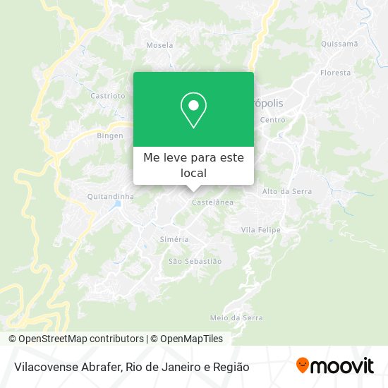 Vilacovense Abrafer mapa