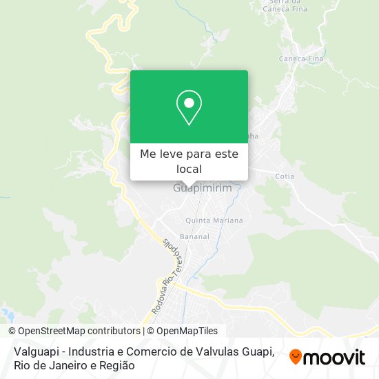 Valguapi - Industria e Comercio de Valvulas Guapi mapa