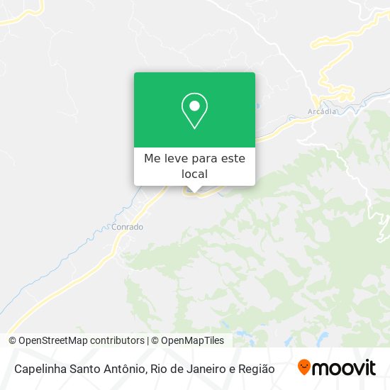 Capelinha Santo Antônio mapa