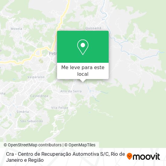 Cra - Centro de Recuperação Automotiva S / C mapa