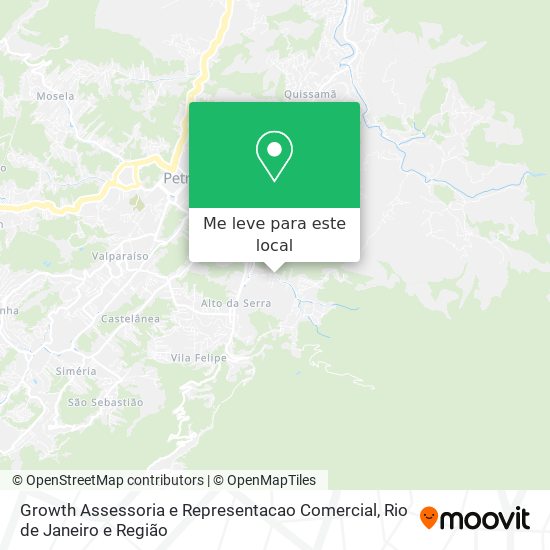 Growth Assessoria e Representacao Comercial mapa
