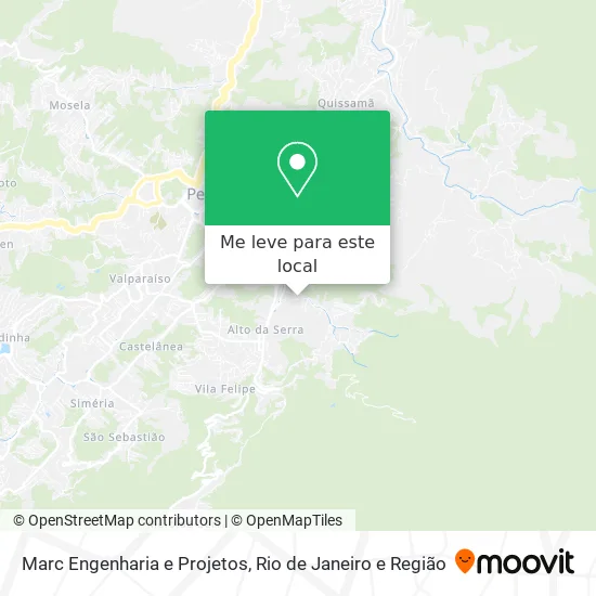 Marc Engenharia e Projetos mapa