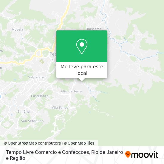 Tempo Livre Comercio e Confeccoes mapa