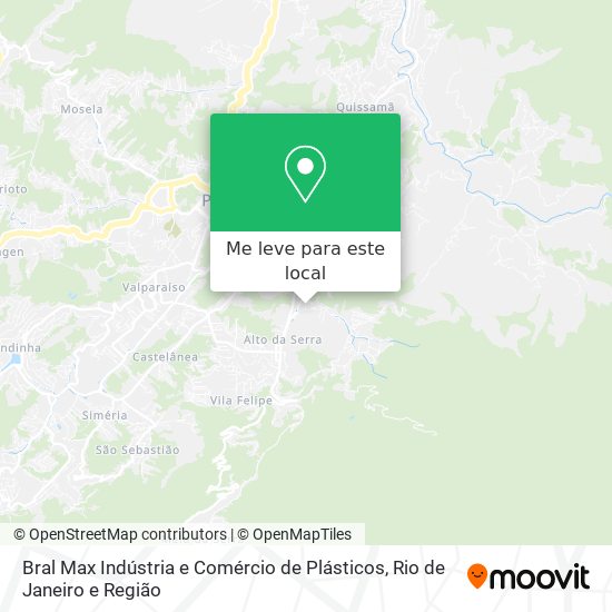 Bral Max Indústria e Comércio de Plásticos mapa