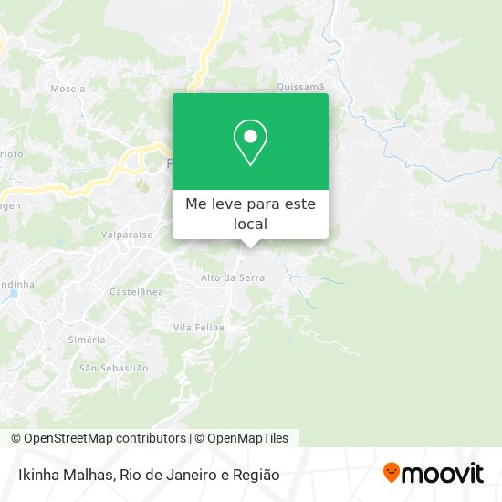 Ikinha Malhas mapa