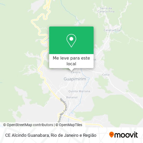 CE Alcindo Guanabara mapa