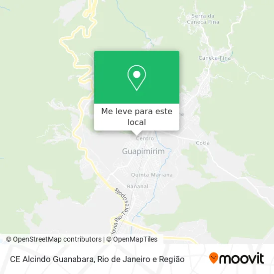 CE Alcindo Guanabara mapa