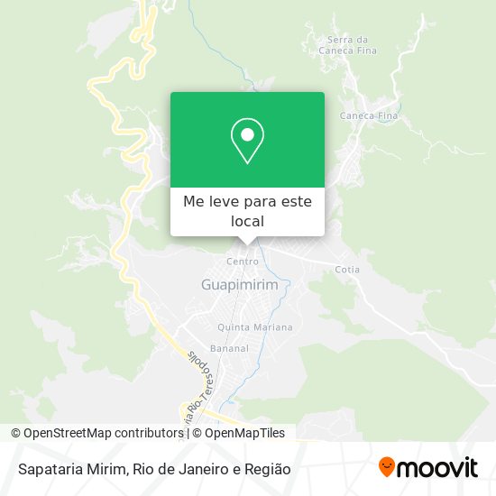 Sapataria Mirim mapa